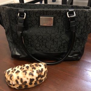 Calvin Klein monogram tote bag